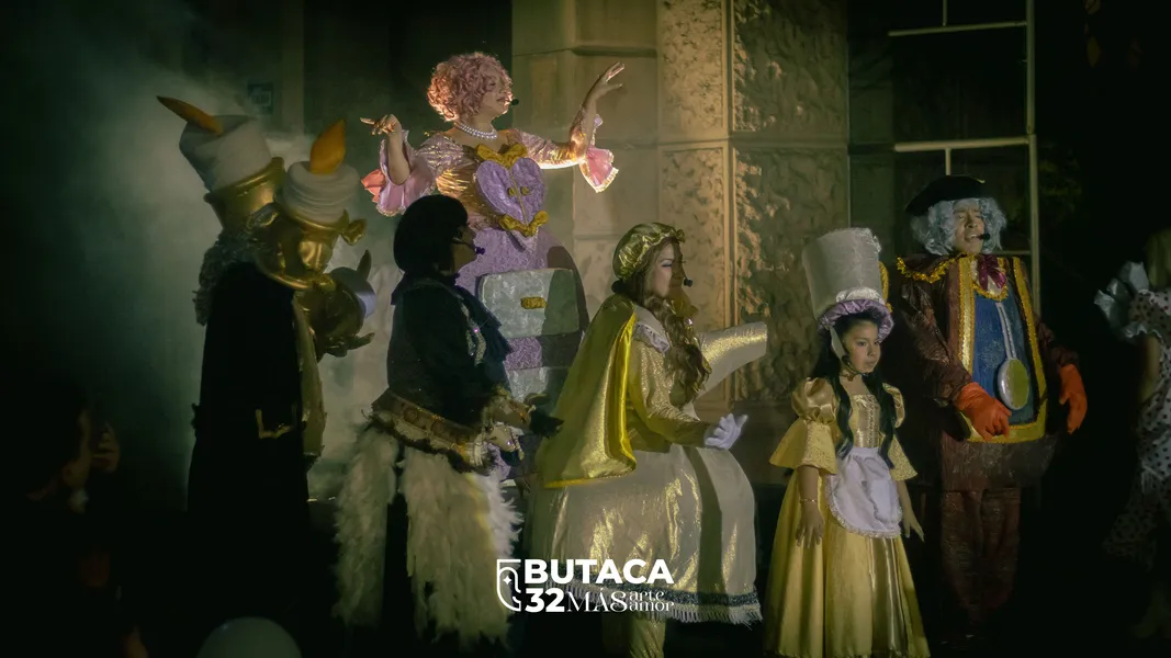 Equipo de producción Butaca 32 en un set